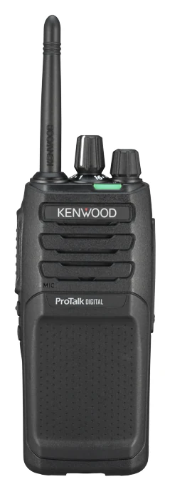 Kenwood TK-3701D portable radio, front view, no display and no keypad