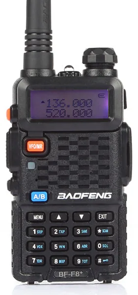 Baofeng BF-F8+ BTECH documented wideband VHF/UHF
