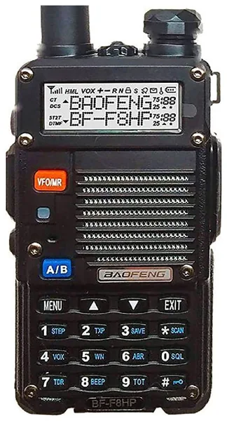 Baofeng BF-F8HP wideband/export VHF/UHF