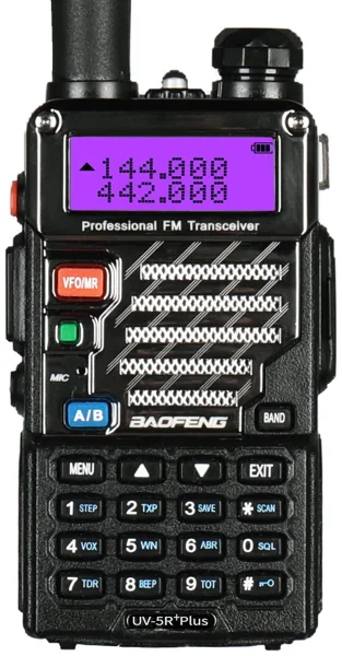 Baofeng UV-5R Plus wideband/export VHF/UHF
