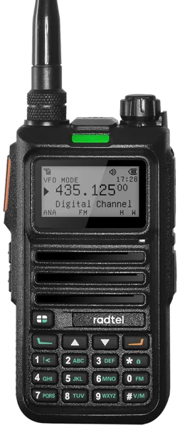 Radtel RT-4D documented DMR band coverage VHF/UHF